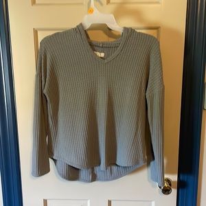 Gray hooded sweater!